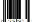 Barcode Image for UPC code 040100008711