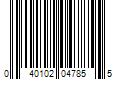 Barcode Image for UPC code 040102047855