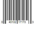 Barcode Image for UPC code 040102171703