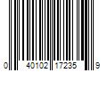 Barcode Image for UPC code 040102172359