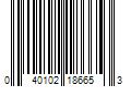 Barcode Image for UPC code 040102186653