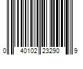 Barcode Image for UPC code 040102232909