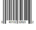 Barcode Image for UPC code 040102326202