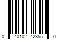 Barcode Image for UPC code 040102423550