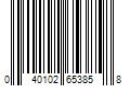 Barcode Image for UPC code 040102653858