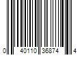 Barcode Image for UPC code 040110368744