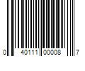 Barcode Image for UPC code 040111000087