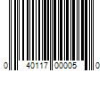 Barcode Image for UPC code 040117000050