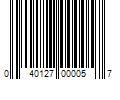 Barcode Image for UPC code 040127000057