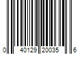 Barcode Image for UPC code 040129200356