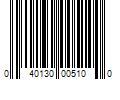 Barcode Image for UPC code 040130005100