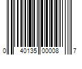 Barcode Image for UPC code 040135000087