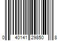 Barcode Image for UPC code 040141298508