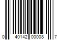 Barcode Image for UPC code 040142000087