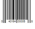 Barcode Image for UPC code 040164000058