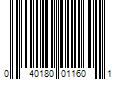 Barcode Image for UPC code 040180011601