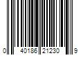 Barcode Image for UPC code 040186212309