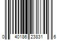 Barcode Image for UPC code 040186238316