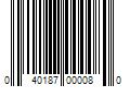 Barcode Image for UPC code 040187000080