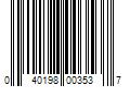 Barcode Image for UPC code 040198003537