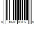 Barcode Image for UPC code 040200000950