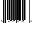 Barcode Image for UPC code 040200003128