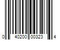 Barcode Image for UPC code 040200003234