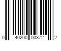 Barcode Image for UPC code 040200003722