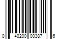 Barcode Image for UPC code 040200003876