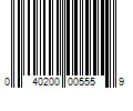 Barcode Image for UPC code 040200005559