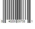 Barcode Image for UPC code 040200007331