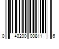 Barcode Image for UPC code 040200008116