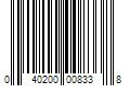 Barcode Image for UPC code 040200008338