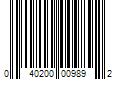 Barcode Image for UPC code 040200009892