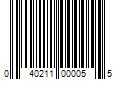 Barcode Image for UPC code 040211000055