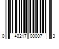 Barcode Image for UPC code 040217000073