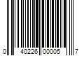 Barcode Image for UPC code 040226000057