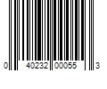 Barcode Image for UPC code 040232000553