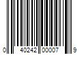 Barcode Image for UPC code 040242000079