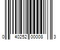 Barcode Image for UPC code 040252000083