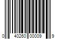 Barcode Image for UPC code 040260000099