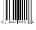 Barcode Image for UPC code 040263000096