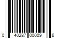 Barcode Image for UPC code 040287000096