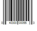 Barcode Image for UPC code 040300000553