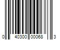 Barcode Image for UPC code 040300000683