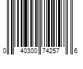 Barcode Image for UPC code 040300742576