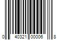 Barcode Image for UPC code 040321000068