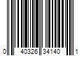 Barcode Image for UPC code 040326341401