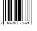 Barcode Image for UPC code 0403346277226