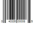 Barcode Image for UPC code 040335000085